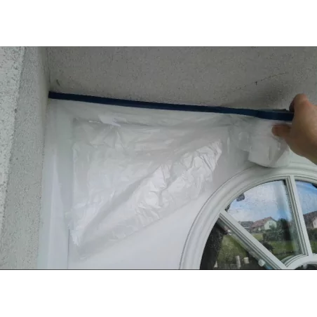 SPEED MASK film statique, lisière adhesive